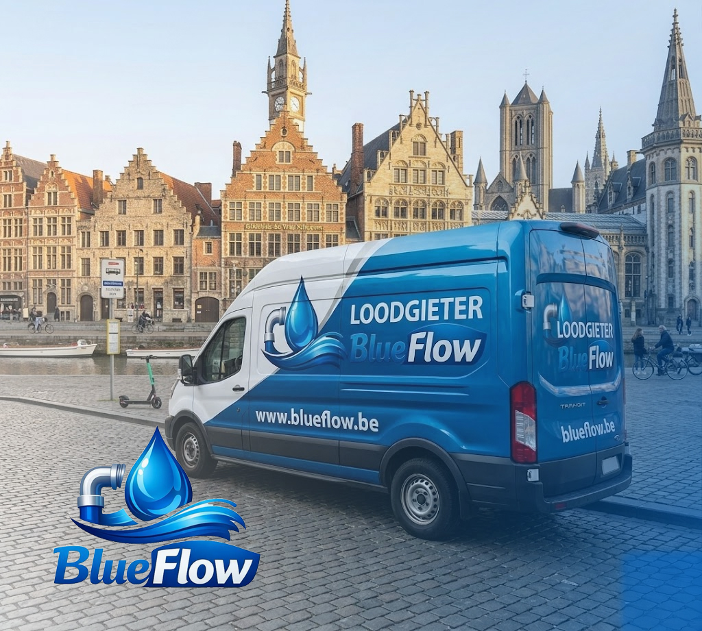 BlueFlow loodgieter aan het werk in Gent
