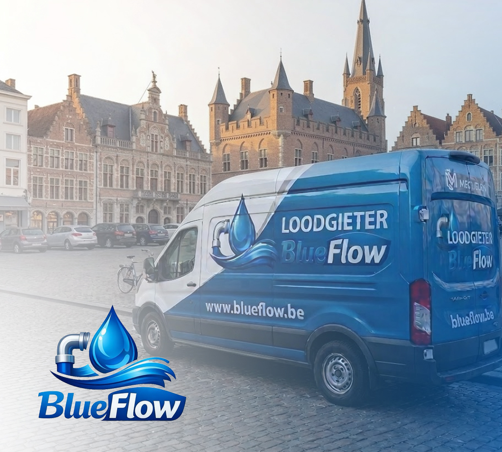 BlueFlow loodgieter aan het werk in Turnhout
