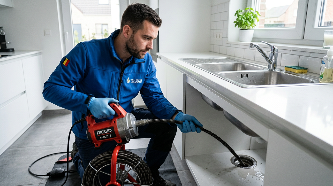 Professionele ontstopping van afvoer in Leuven